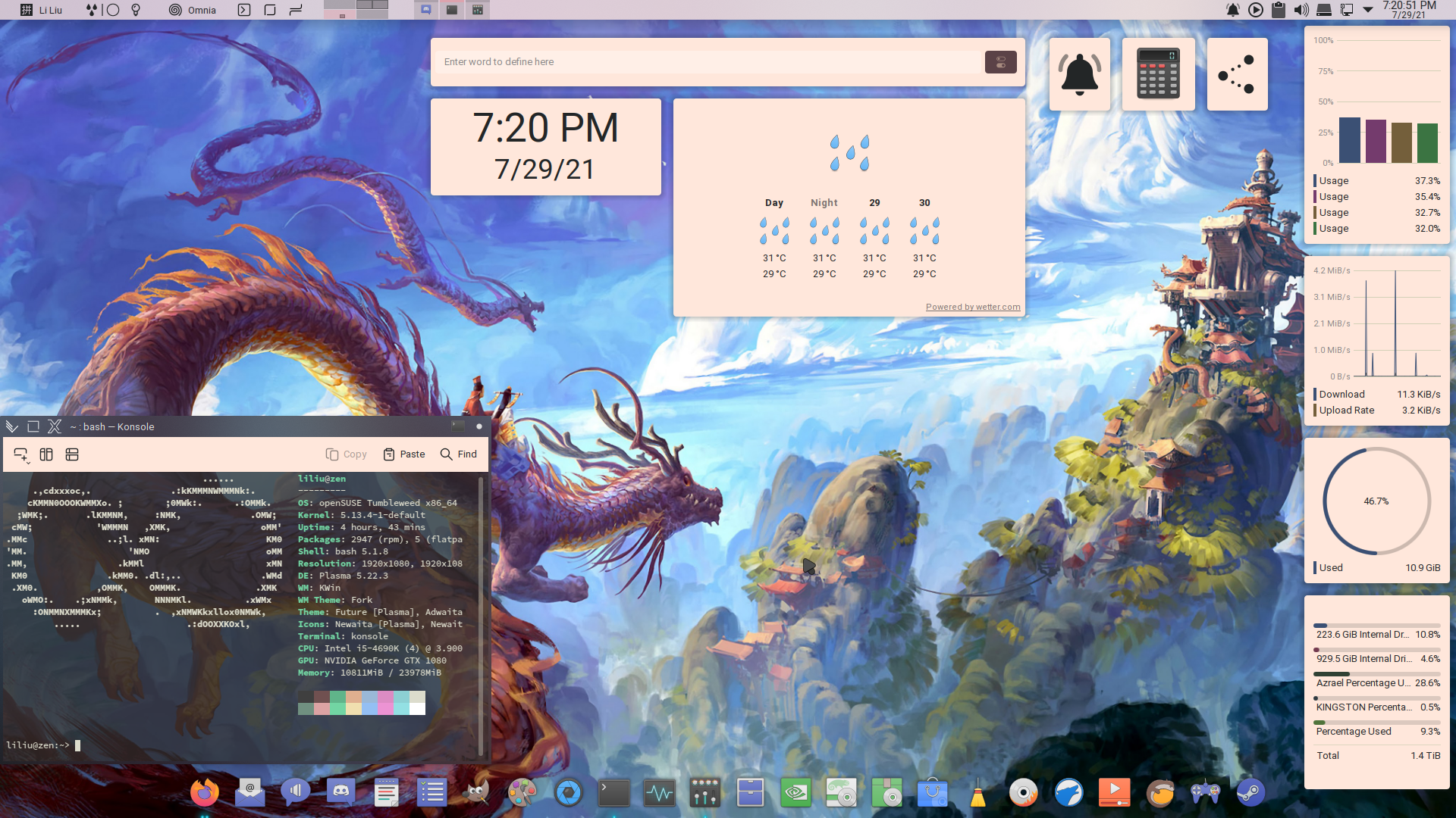 OpenSUSE Tumbleweed - KDE Plasma Desktop.png